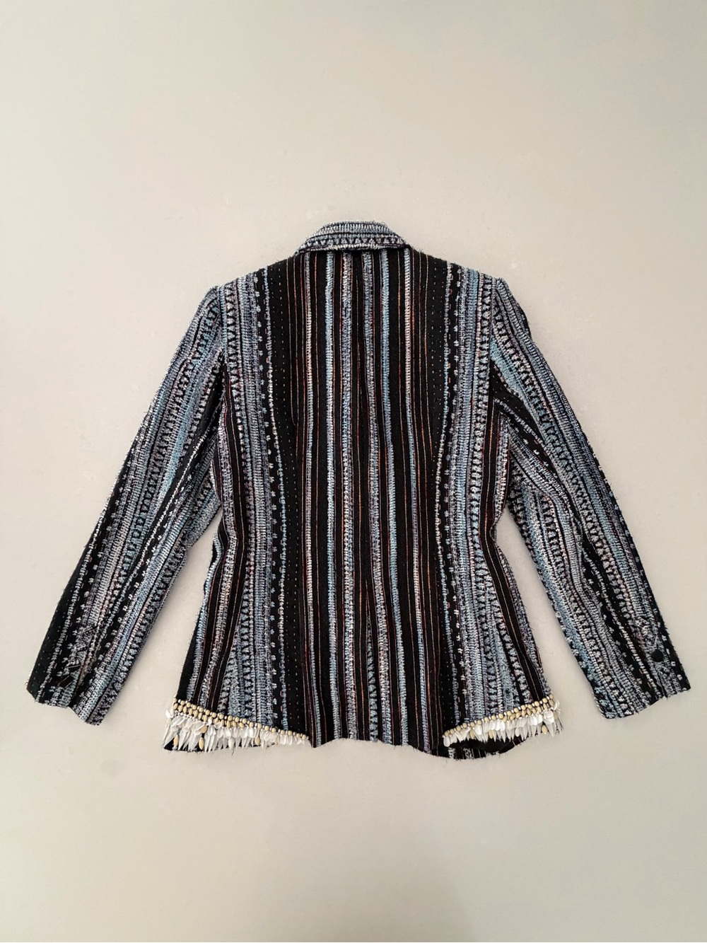 Badgley Mischka Collection Embellished Fil Coup Jacket - Picture 8 of 8